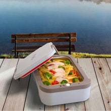 Load image into Gallery viewer, HOT BENTO PORTABLE WARMING DISH W/ BONUS CASE &amp; UTENSILS
